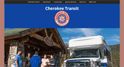 Desktop Screenshot of cherokeetransit.com